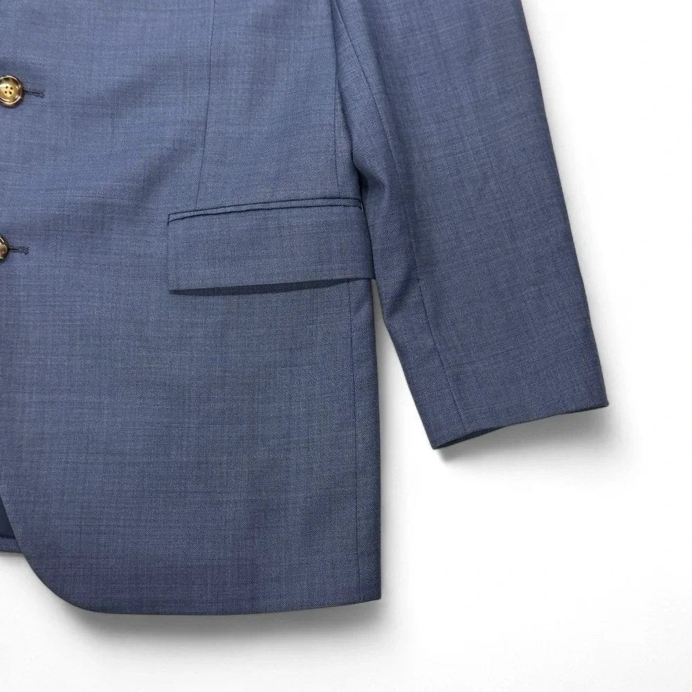 J Crew Thompson Blue Wool Blazer Jacket Suit Separate Mens 42L‎